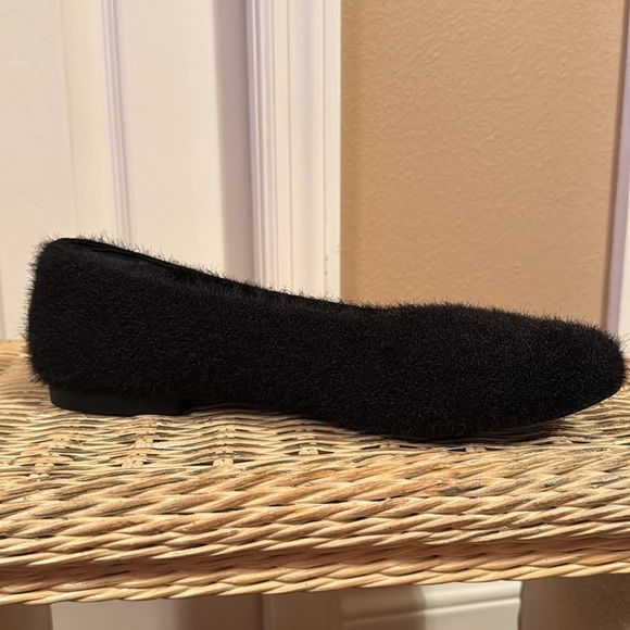 VIVAIA Square-Toe Faux Mink-Knit Flats (Margot2.0) Square Toe in Black sz 9.5 - Picture 10 of 13